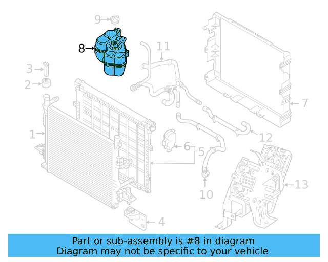 Expansion Tank 1EA121407F - View 3