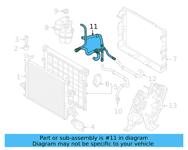 Upper Hose 1EA-122-101-CE - View 5