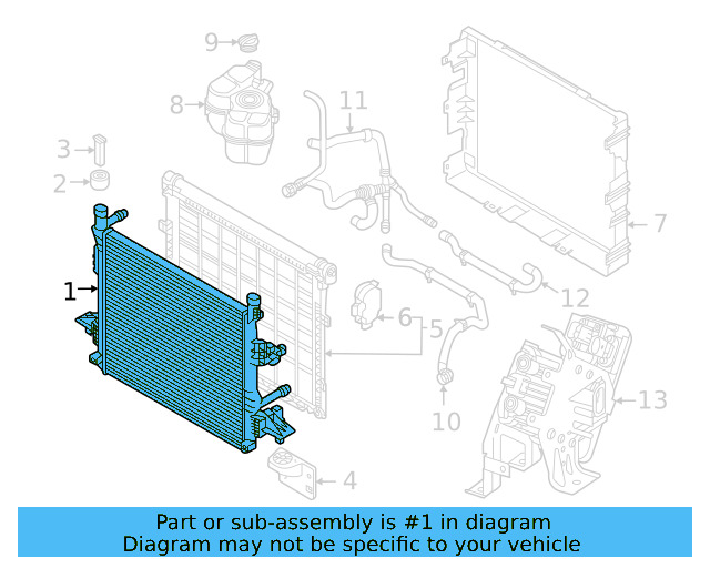 Radiator 1EA-121-251-B - View 4