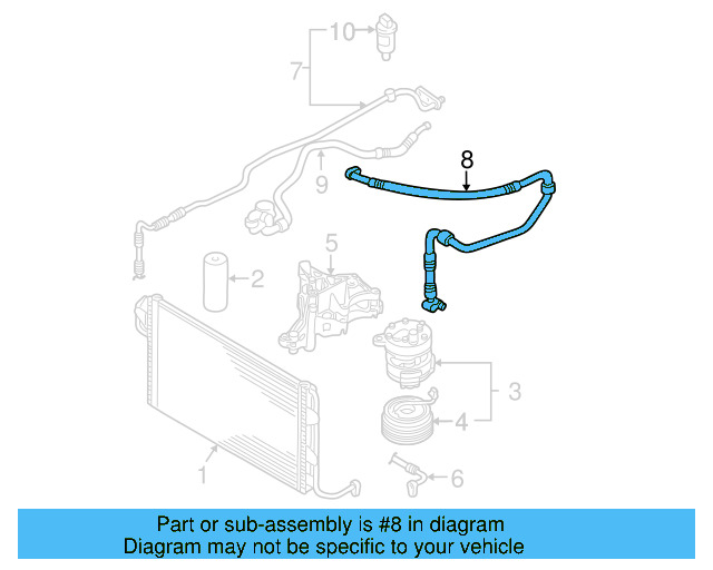 AC Hoses 1C0-820-744-N
