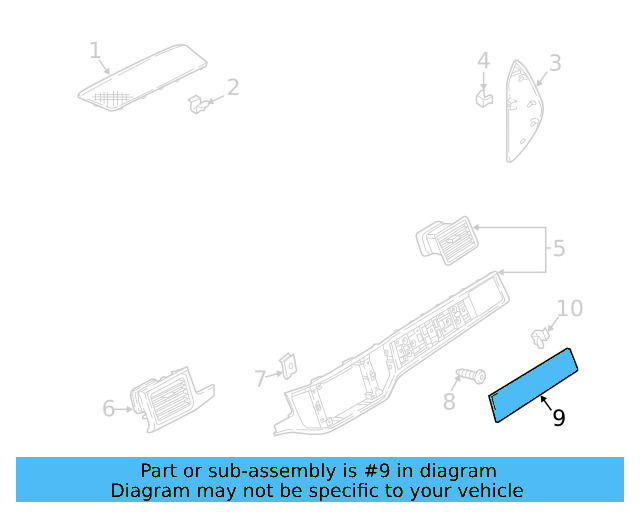 Applique Panel 3CN-858-081-2Z6