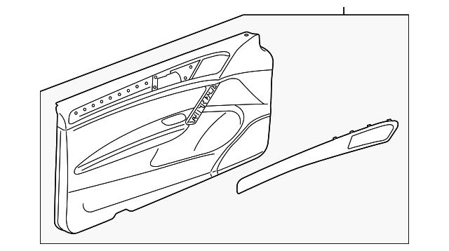 Door Trim Panel 5GM-867-012-AD-AXU
