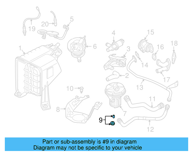 Air Cleaner Assembly Mount Kit 7L0-198-129-A - View 37