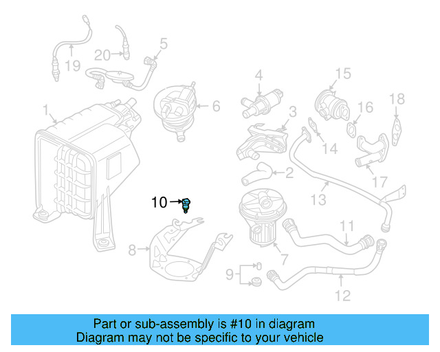 Bracket Buffer 06A-133-567-F - View 20