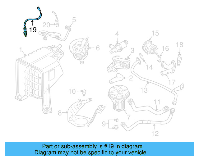 Oxygen Sensor 1K0-998-262-H - View 6
