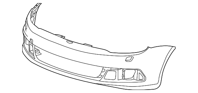 Bumper Cover (Unpainted) 1q0807217ggru