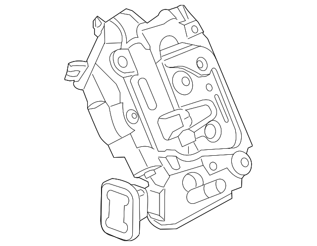 Door Lock Actuator Motor 5K4-839-015-AG - View 4