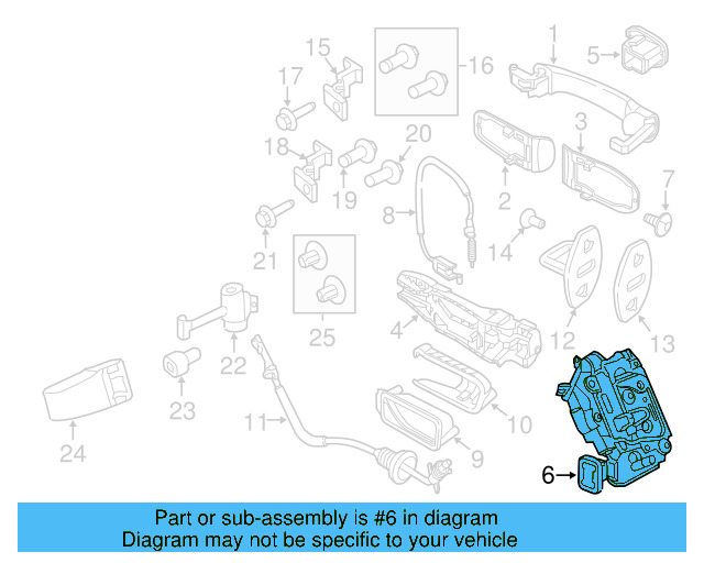 Door Lock Actuator Motor 5K4-839-015-AG - View 9