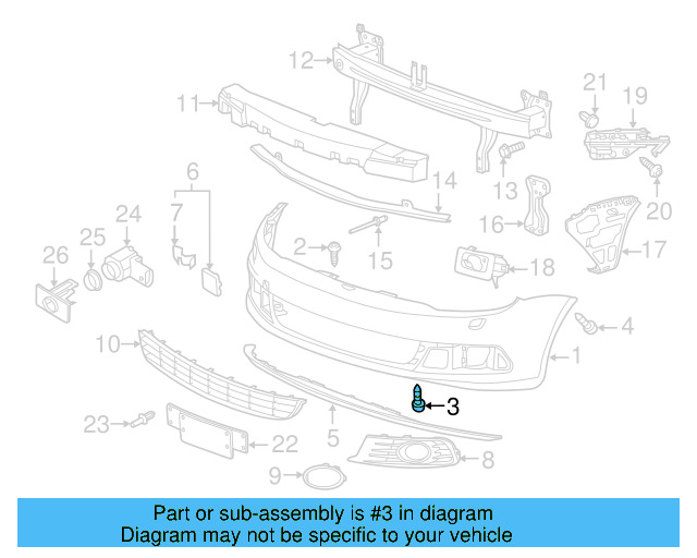 Impact Bar Mount Bolt N-906-298-03 - View 15