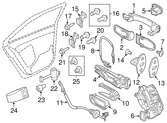 Handle, Outside (Unpainted) 5n0837205mgru