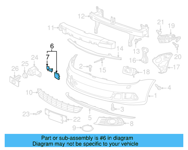 Tow Eye Cap (Unpainted) 1q0807241bgru - View 3