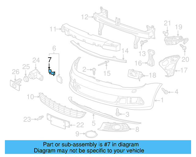 Tow Eye Cap Clamp 1T0-807-829 - View 7