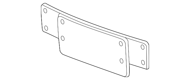 License Bracket 1Q0-807-285-E-9B9