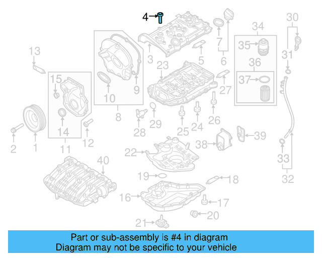 Cylinder Head Screw N-105-540-05 - View 33