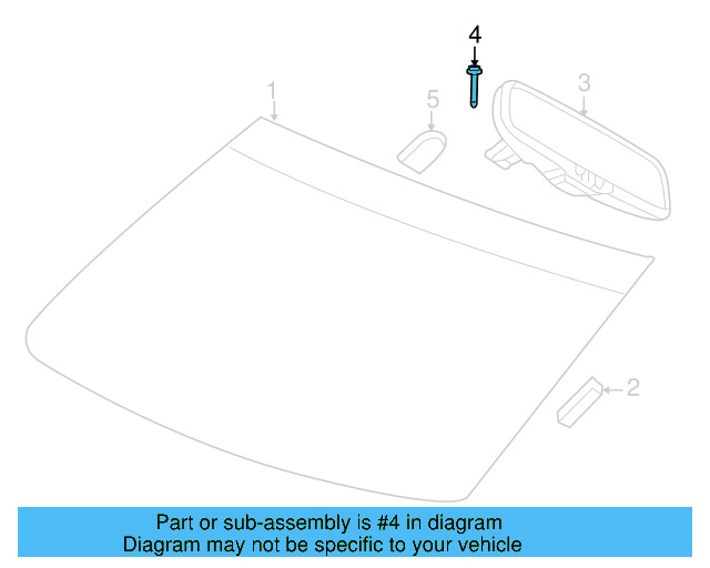 Mirror Inside Screw WHT-004-253 - View 3