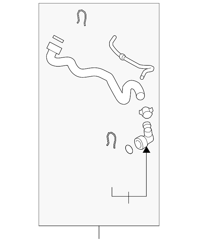 Upper Hose 1K0-122-101-KS - View 6