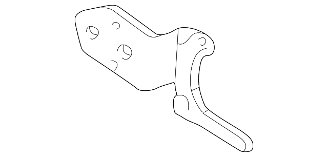 Retaining Bracket 1J0-837-868 - View 2