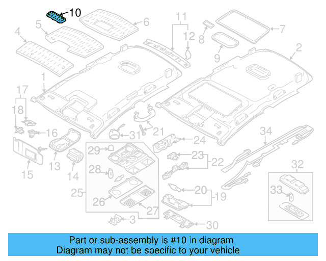 Map Light Lens 1K0-867-227 - View 10