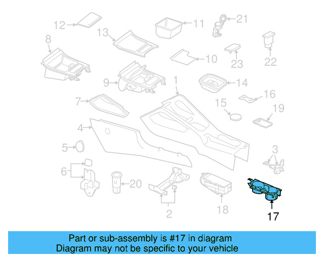 Cup Holder 5K0-862-531-A-71N - View 8