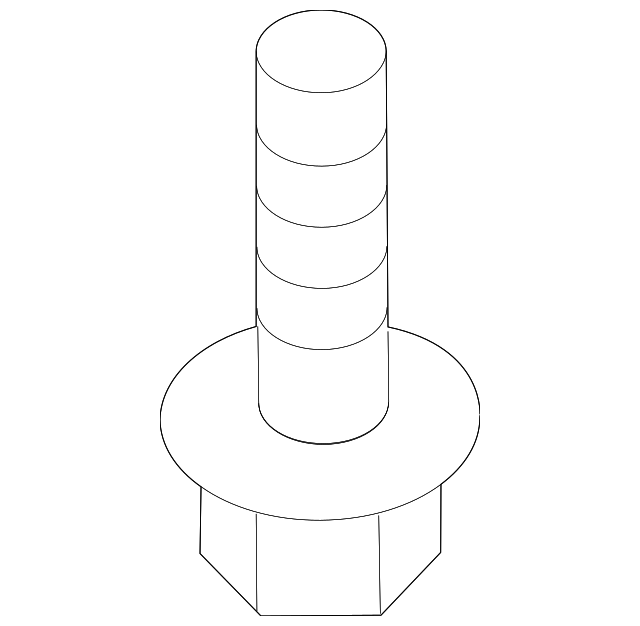 Upper Bracket Screw N-106-428-01 - View 2