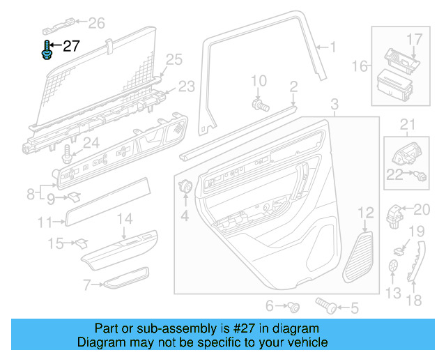 Upper Bracket Screw N-106-428-01 - View 3