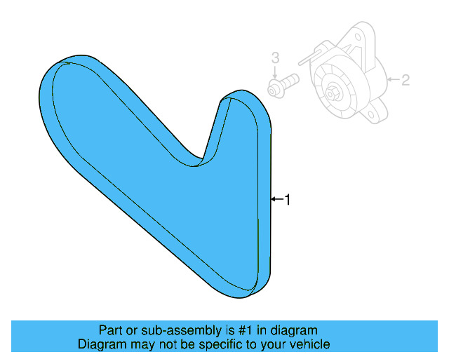 Serpentine Belt 04L-260-849-AB - View 15