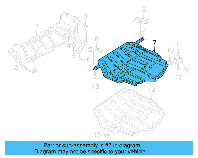 Skid Plate 1J0-018-930-C - View 5