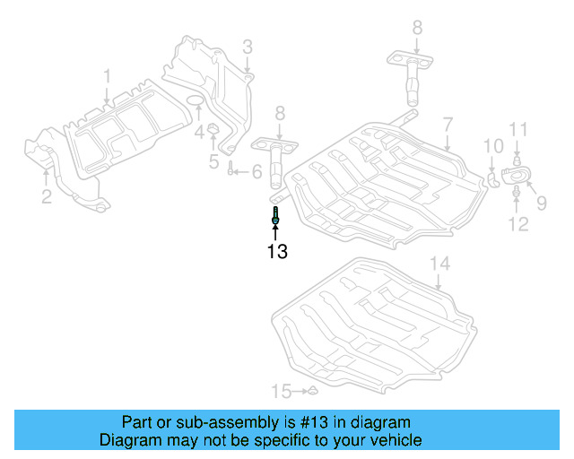 Skid Plate Bolt N-910-317-02 - View 7