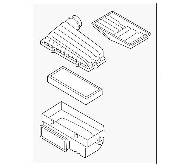 Air Cleaner Assembly 5QM-129-607-A - View 11