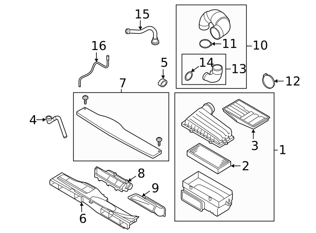 Air Filter 5Q0-129-620-B - View 3
