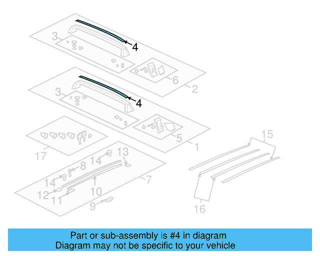 Rubber Strip 7L6-861-885-B41 - View 3