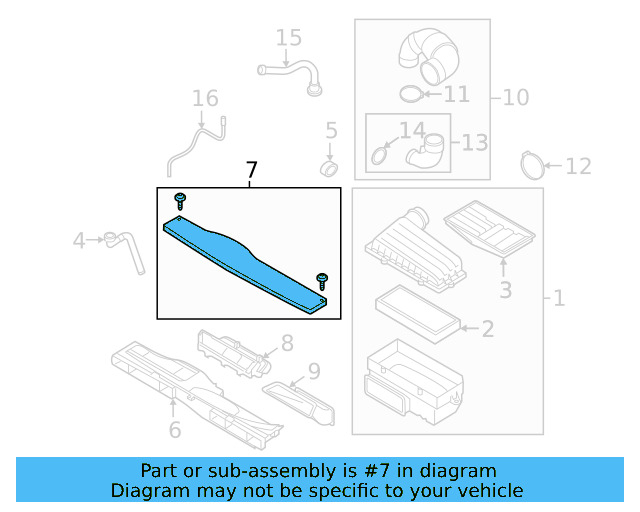 Air Inlet Cover 5QM-129-954 - View 5