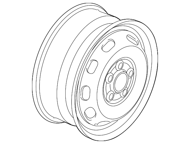 Wheel, Alloy 5K0-601-025-AD-88Z - View 17