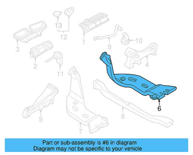 Rear Duct 5Q0-819-806-E - View 26