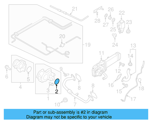 Converter & Pipe Gasket 1K0-253-115-AE - View 78