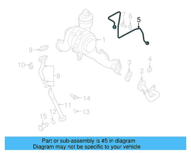 Oil Inlet Line 03L-145-771 - View 16