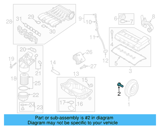 Vibration Damper Bolt N-911-500-01 - View 7