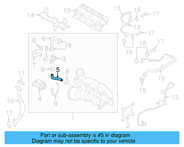 Lower Hose 06J-145-718-D - View 17