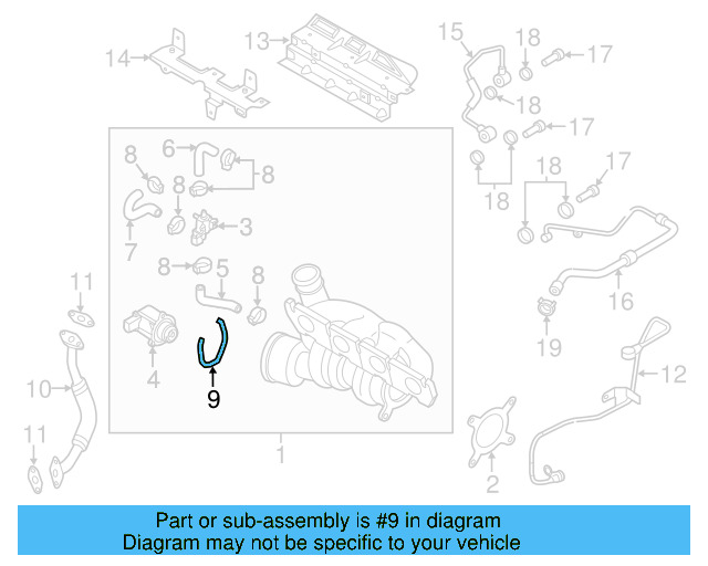 Connector Hose Retainer Clip 1K0-145-769-H - View 7