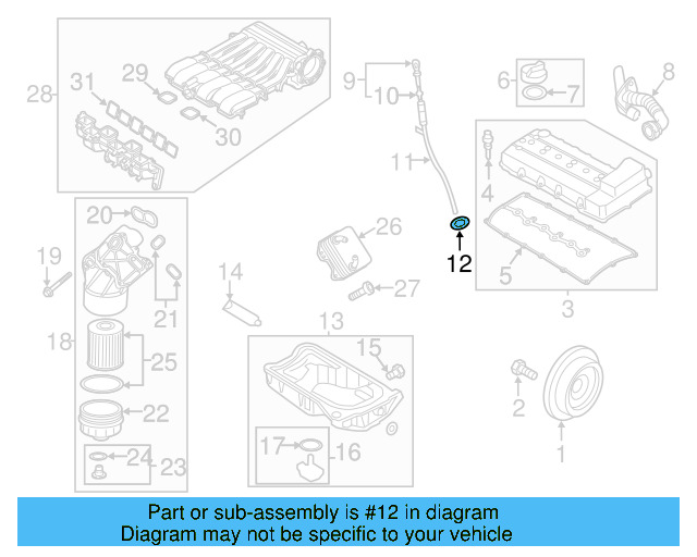 Engine Oil Dipstick Tube O N-900-672-02 - View 6