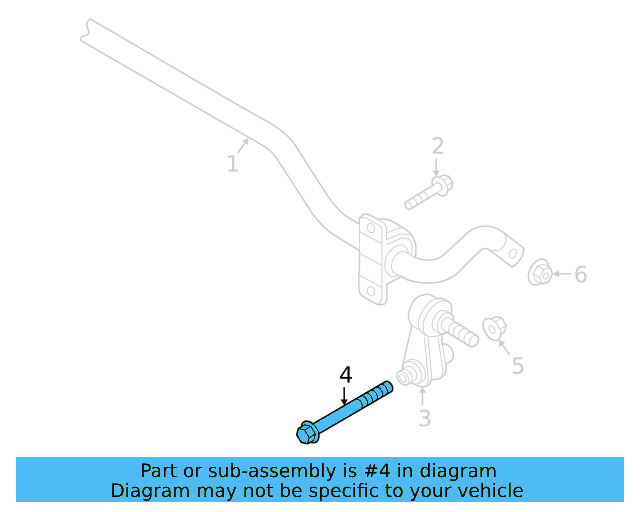 Stabilizer Link Bolt N-107-765-01 - View 10
