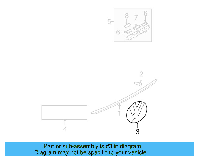 Emblem 3C9-853-630-B-ULM