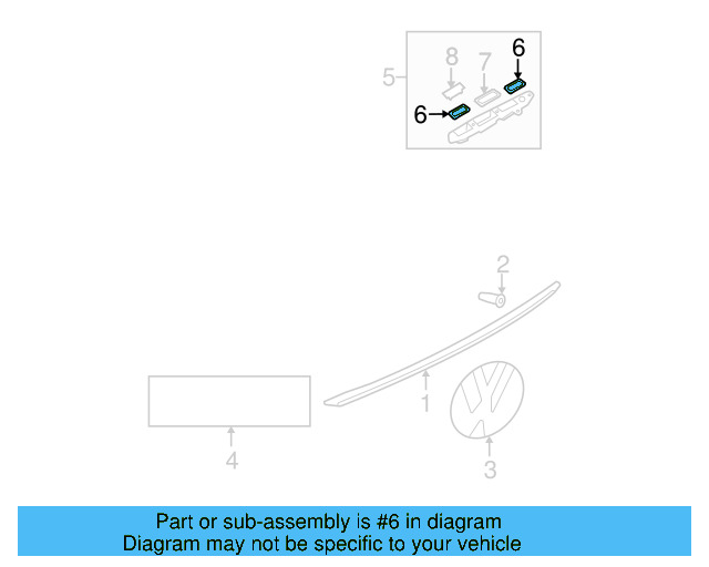 Lift Plate Gasket 1T0-827-634-A - View 3