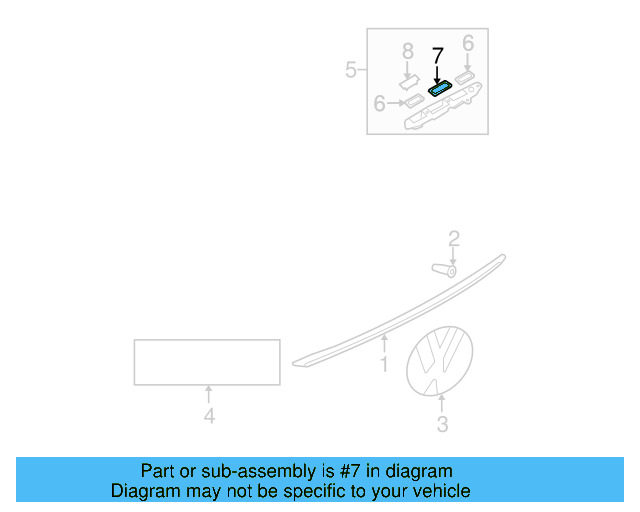 Lift Plate Gasket 1T0-827-669 - View 4