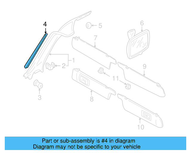 Beading 7D0-867-249-01C - View 3