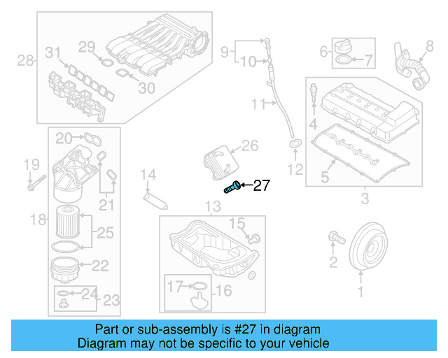 Oil Cooler Bolt N-910-969-01 - View 3