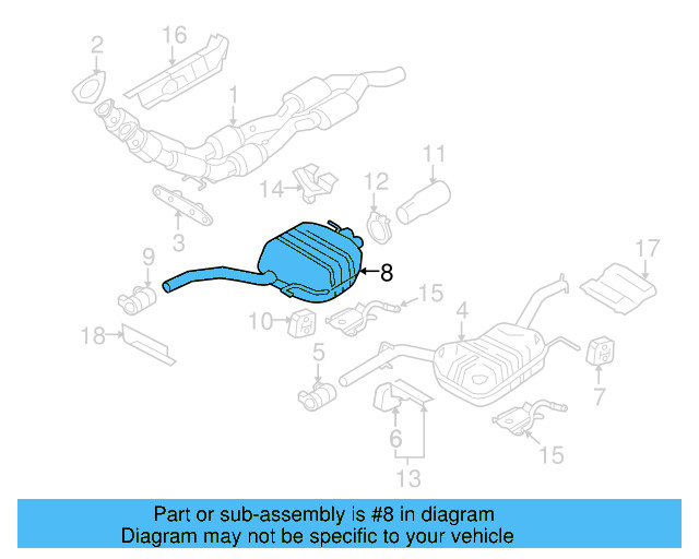 Resonator & Pipe 3C0-253-609-T - View 8