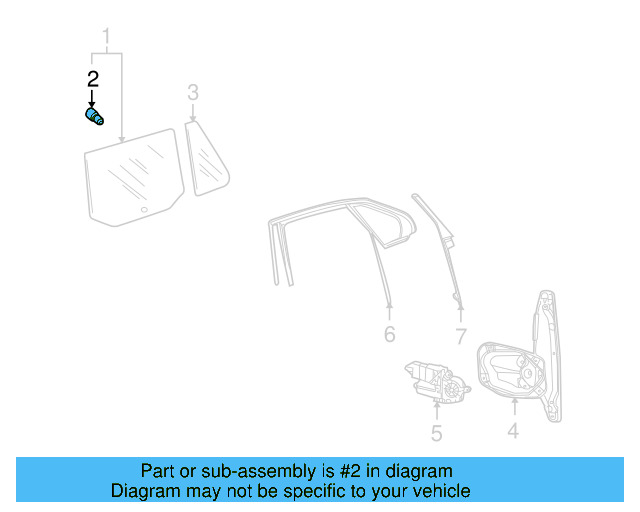 Movable Glass Pin 6N0-839-511 - View 20