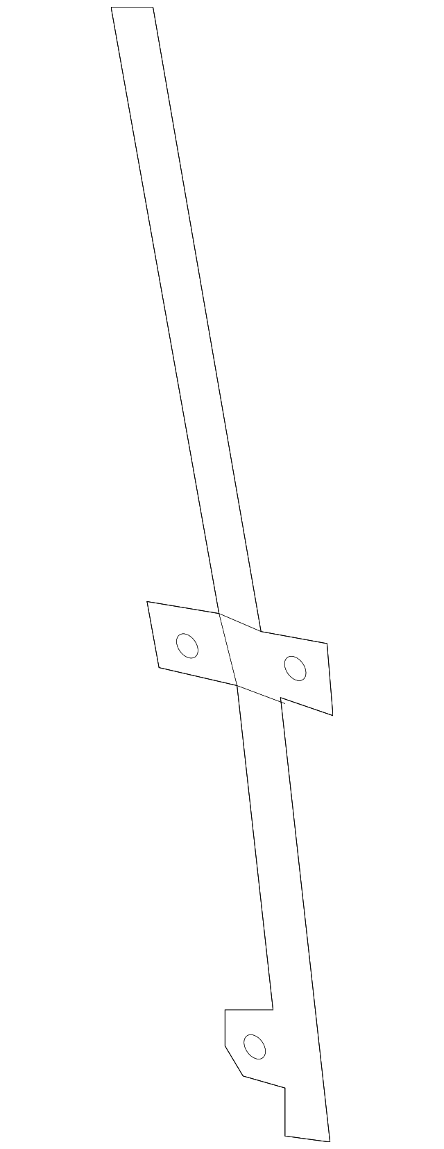 Window Regulator Rail 1K5-839-407-J-041