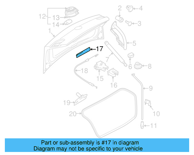 Emergency Handle 3C5-827-691-E-9B9 - View 8
